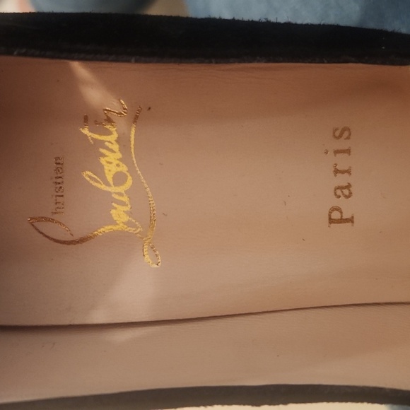 Christian Louboutin Bibi 140mm Platform High Heels with Platform in Black Suede - Picture 14 of 14